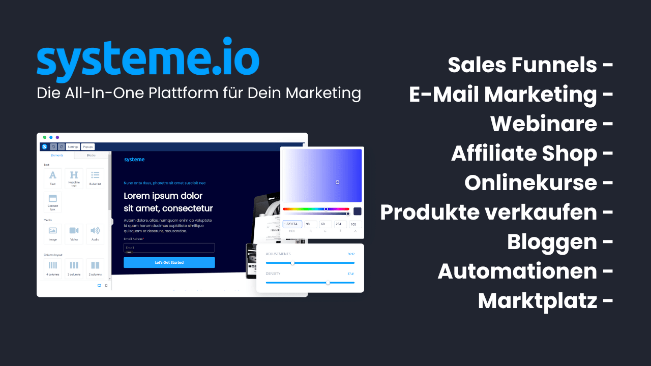 Systeme.IO - All in One Marketing Plattform