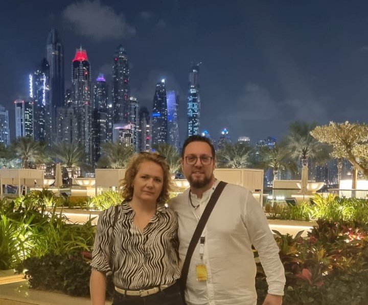 Sab&Seb in Dubai 2024 - Blick auf die Dubai Marina