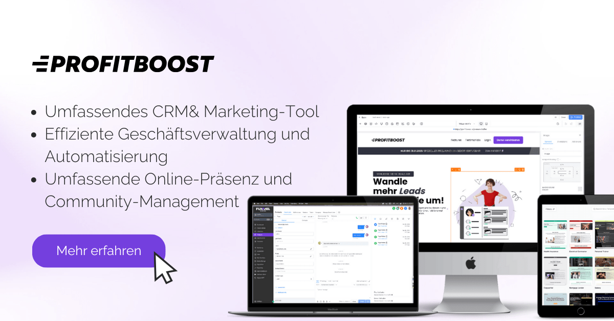 ProfitBoost.io - All in One Marketing Plattform